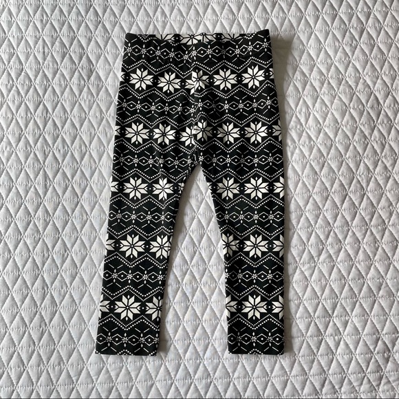 Two Pairs of Winter Theme Leggings NWOT - Picture 3 of 3